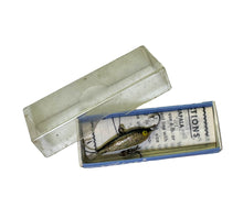 Load image into Gallery viewer, Boxed View of Antique RAPALA LURES "WINTER RAPALA-WOBBLER" Jigging Fishing Lure in KULTA GOLD