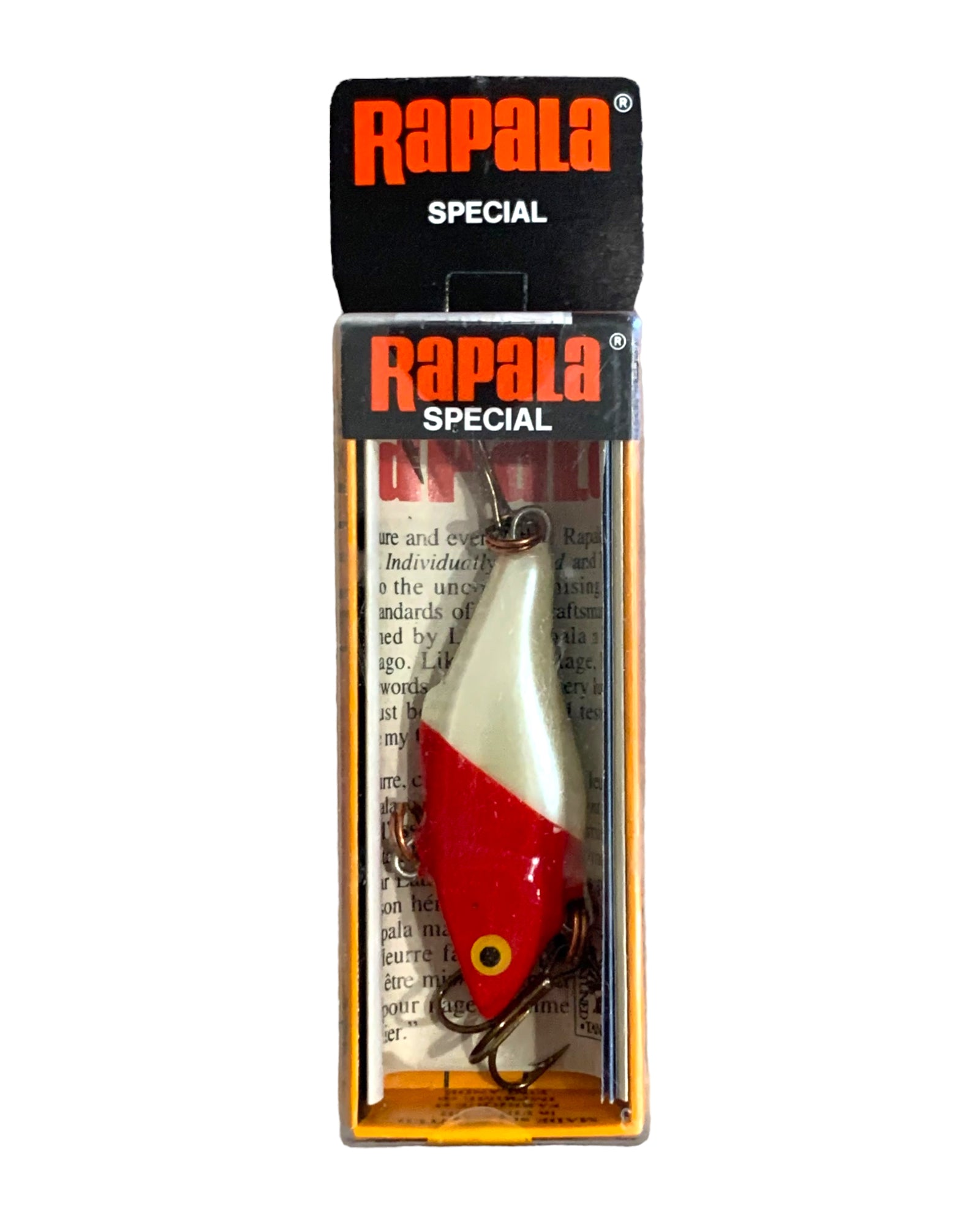 RAPALA SPECIAL RATTLIN' RAP RNR-4 Fishing Lure • RED WHITE – Toad Tackle