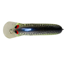 Load image into Gallery viewer, Handmade Bass Lures • BRIAN'S BEES CRANKBAITS THICK FLAT SIDE ROUND BILL Fishing Lure • BLUE BACK/SCALE SPARKLE