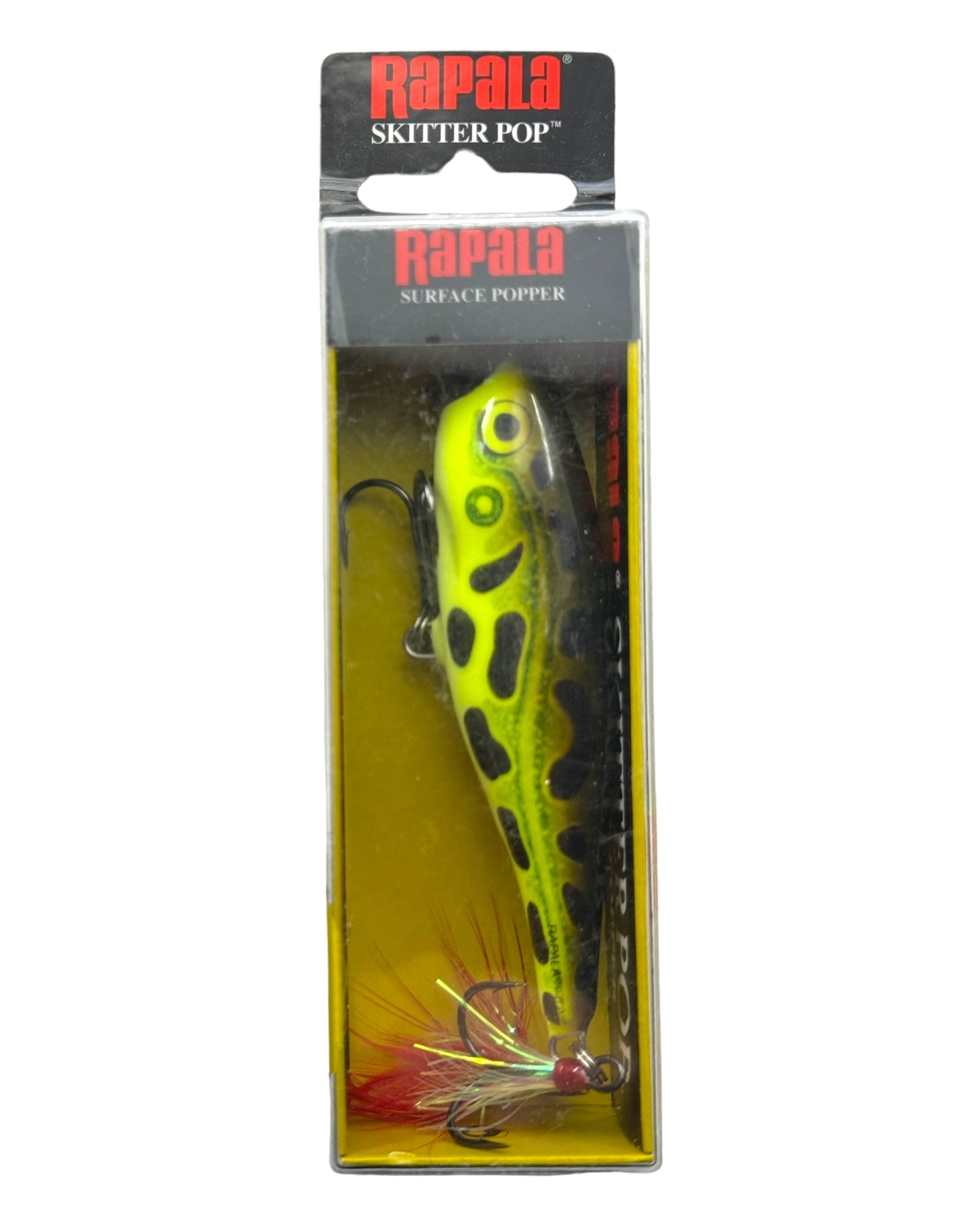 RAPALA LURES SKITTER POP 9 Surface Fishing Lure • LIME FROG – Toad Tackle