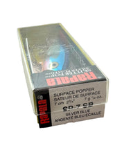 Charger l'image dans la galerie, Box Stats View of RAPALA LURES SILVER PLATED SKITTER POP Size 7 Topwater Fishing Lure in SILVER BLUE