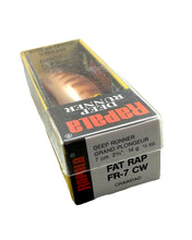 Load image into Gallery viewer, Box Stats View of RAPALA LURES FAT RAP 7 Balsa Fishing Lure in CRAWDAD