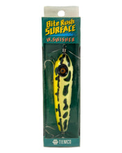 Load image into Gallery viewer, TIEMCO BITE RUSH SURFACE W. SWISHER Topwater Fishing Lure in YELLOW DART FROG