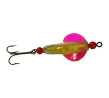 Load image into Gallery viewer, Top View of MID-CENTURY MODERN (MCM) SPACE RACE NEON Fishing Lure