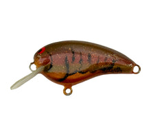 Load image into Gallery viewer, Left Facing View of BRIAN'S BEES CRANKBAITS Handmade Balsa Wood Fishing Lure in BROWN CRAYFISH, CRAW