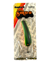 Load image into Gallery viewer, ADDITIONAL VIEW OF BAGLEY LURES DIVING SMOO MUSKY Fishing Lure in HOT GREEN on CHARTREUSE