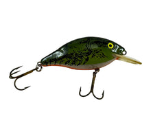 Charger l'image dans la galerie, Right Facing View of LUHR JENSEN BASS SPEED TRAP Fishing Lure in GREEN RIVER CRAWFISH