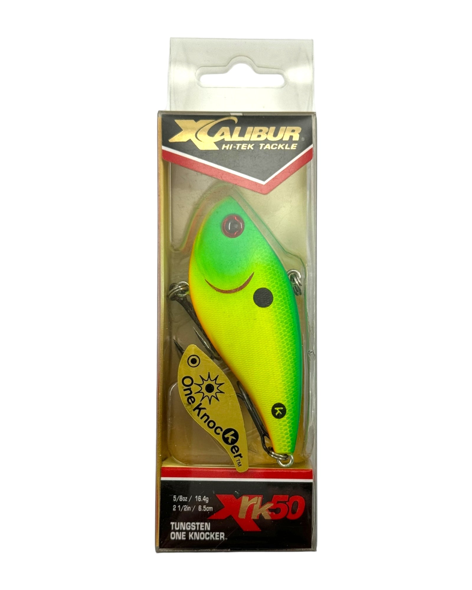 XCALIBUR TUNGSTEN 1 KNOCKER XRK50 Fishing Lure • LEMON LIME – Toad