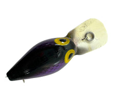 Load image into Gallery viewer, Back View of STORM LURES WIGGLE WART Fishing Lure in PURPLE SCALE