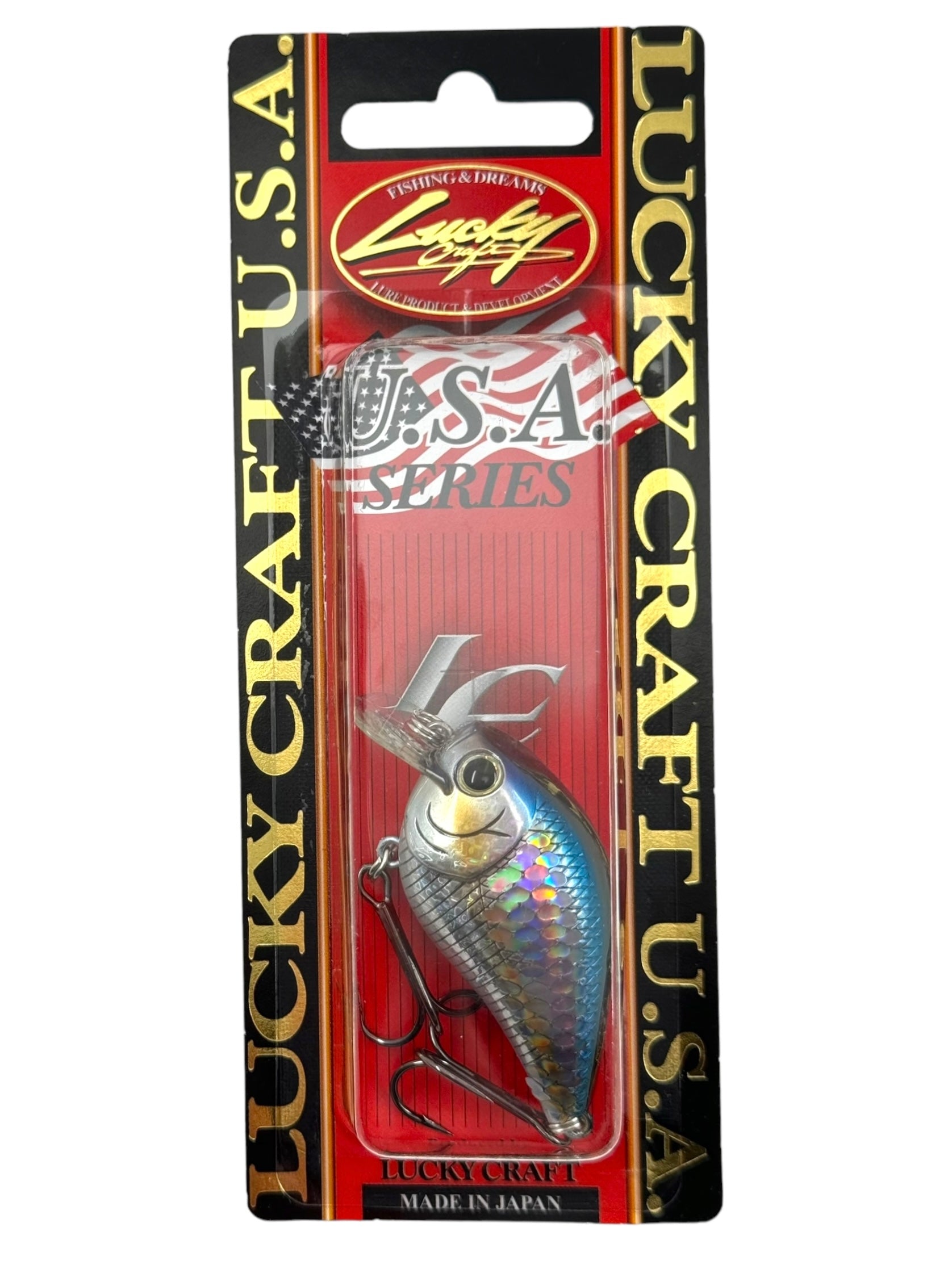 Leurre Lucky Craft Fat CB B.D.S. 1 – 3/8oz, American Shad, Neuf, Arrêté
