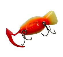 Load image into Gallery viewer, STORM LURES LI'L TUBBY EEL Vintage Fishing Lure • 05 BONE/ORANGE BELLY