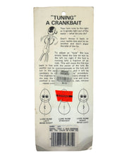 Load image into Gallery viewer, Back Package View of BAGLEY DIVING SMOO Musky Fishing Lure in ORIGINAL TIGER STRIPE on FLUORESCENT YELLOW