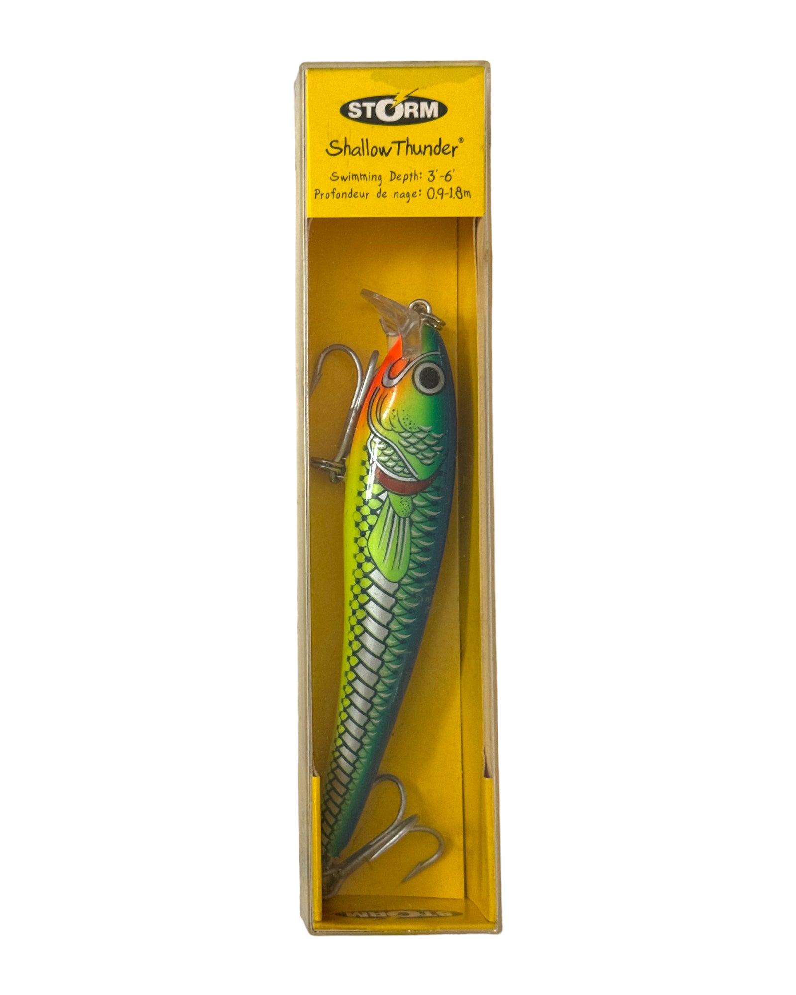 STORM Shallow Thunder Fishing Lure – BLUE CHARTREUSE MULLET – Toad