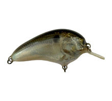 Load image into Gallery viewer, Right Facing View of BRIAN'S BEES CRANKBAITS Handmade Balsa Wood SQUARE BILL Fishing Lure in NATURAL SHAD