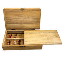 Load image into Gallery viewer, Sliding Balsa Cover for DIA'D & PEARL BRAND FRESHWATER SET FISHING FLY BOX from JAPAN