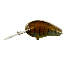 Charger l'image dans la galerie, Left Facing View of C-FLASH CRANKBAITS Handcrafted Deep Diver Fishing Lure in OLIVE GREEN CRAW/BLUE FLAKE