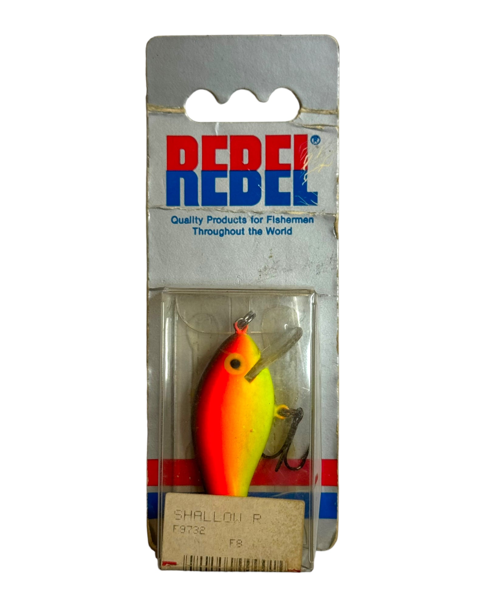 Rare REBEL LURES SHALLOW R SHALLOW Fishing Lure • F9732 – Toad Tackle