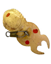 Load image into Gallery viewer, Pincer View of WIMER'S HELGERLURE COMPANY HELGERLURE Fishing Lure. Vintage No. 1 Size HELLGRAMMITE.