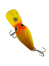 Load image into Gallery viewer, Back View of STORM LURES WIGGLE WART Fishing Lure in CHARTREUSE