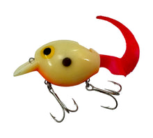 Load image into Gallery viewer, STORM LURES LI'L TUBBY EEL Vintage Fishing Lure • 05 BONE/ORANGE BELLY