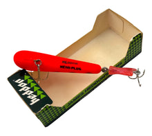 Load image into Gallery viewer, Belly View of HEDDON LURES TINY HEDD PLUG w/ FIRETAIL Fishing Lure in FLUORESCENT BLACK SPOT or SPOTTED RED HORSE