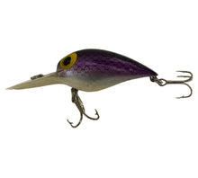 Load image into Gallery viewer, Left Facing View of STORM LURES WIGGLE WART Fishing Lure in PURPLE SCALE