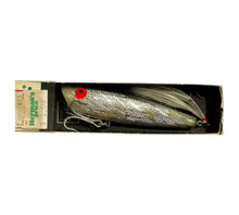 Cargar imagen en el visor de la galería, Boxed Side View of REBEL LURES WIND-CHEATER SCHOOL-E-POPPER Fishing Lure in RED EYE