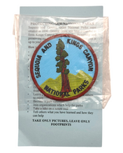 Load image into Gallery viewer, SEQUOIA N.P. and KINGS CANYON NATIONAL PARKS PATCH. CALIFORNIA TRAVEL