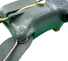Load image into Gallery viewer, Antique Mechanical Frog Lure. Halik Frog. Minnesota Fishing Fame. leg joint