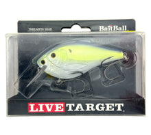 Load image into Gallery viewer, LIVE TARGET BAIT BALL Crankbait in METALLIC LIME GREY. Discontinued Koppers Fishing Lure.