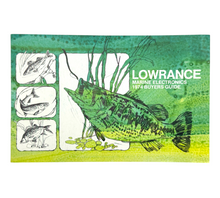 Load image into Gallery viewer, LOWRANCE MARINE ELECTRONICS CATALOG • 1974 BUYERS GUIDE
