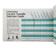 Load image into Gallery viewer, LOWRANCE MARINE ELECTRONICS CATALOG. 1974 VINTAGE FISHING EPHEMERA. locator