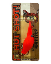 Cargar imagen en el visor de la galería, LUHR JENSEN HOT SHOT RATTLER. Salmon Hardbait. FLUORESCENT RED FIRE