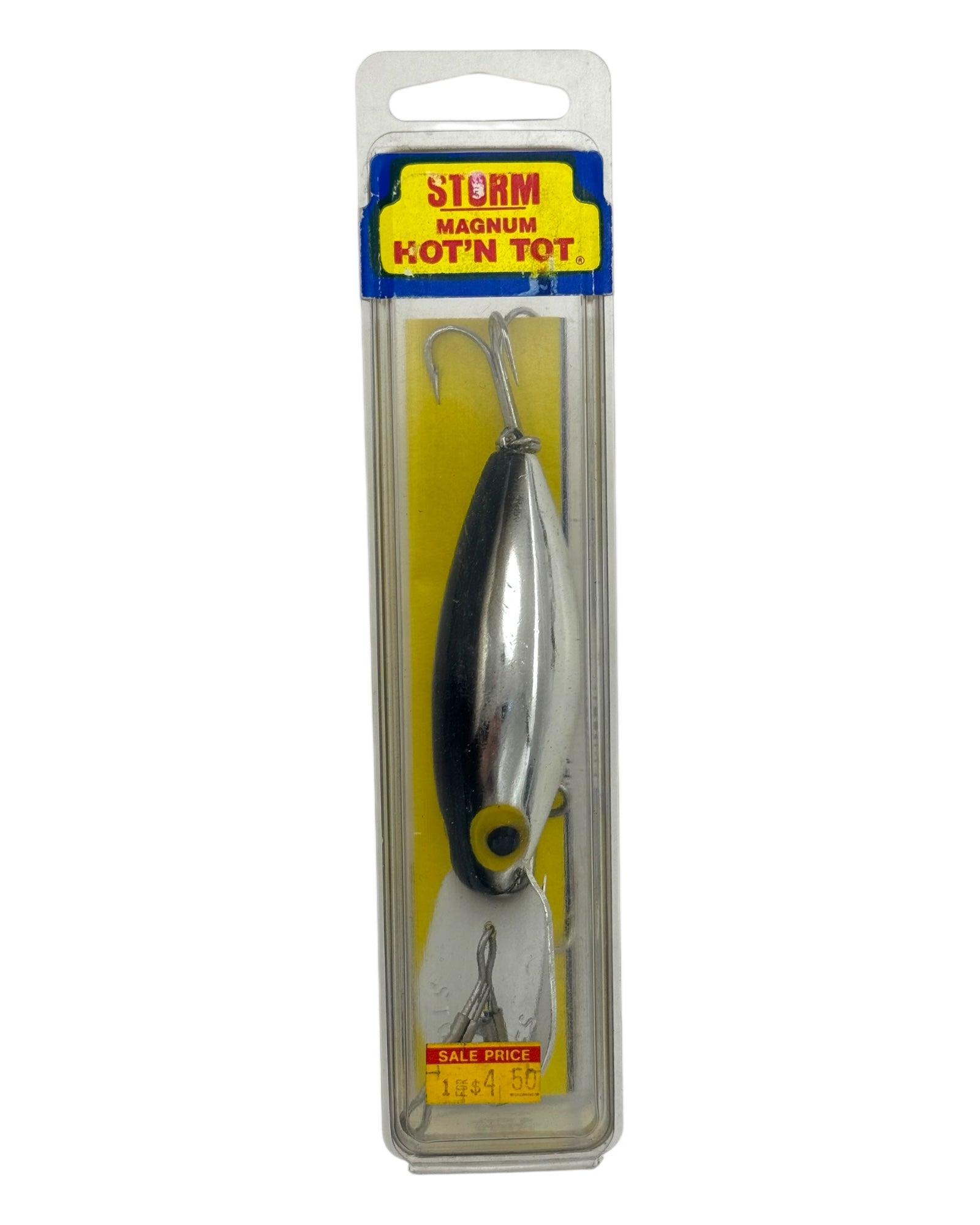 STORM LURES MAGNUM HOT N TOT FISHING LURE • BH 103 METALLIC SILVER/ BLACK BACK