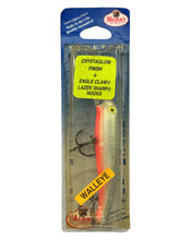 Load image into Gallery viewer, Mann's Bait CO Stretch 10+ Walleye Fishing Lure. Grey Ghost. Eagle Claw Hooks.