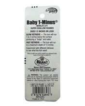 Charger l'image dans la galerie, Mann’s Baby 1 Minus. Shallow Runner. World’s Best Fishing Lure. Blue Green Sunfish CG