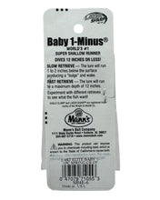 Load image into Gallery viewer, MANNS BABY ONE MINUS SHALLOW DIVER CRANKBAIT in SPRING CRAW fishing tips