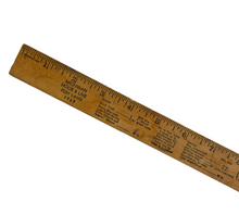 Lade das Bild in den Galerie-Viewer, DUNHAM'S SPORTSMANS PARADISE ANTIQUE WOOD RULER. MICHIGAN HOOK & LINE FISH LAWS 1969.