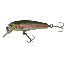 画像をギャラリービューアに読み込む, BAGLEY LURES MIGHTY MINNOW Fishing Lure in RAINBOW TROUT. Balsa Wood Crankbait. L