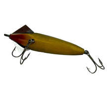 Load image into Gallery viewer, Belly View of MIRACLE LURES LITTLE MO MIRACLE LURE in Black. Vintage Fishing Lure from Largo, Florida
