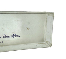 Load image into Gallery viewer, Lid View of MIRACLE LURES LITTLE MO MIRACLE LURE in Black. Vintage Fishing Lure from Largo, Florida