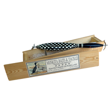 Lade das Bild in den Galerie-Viewer, MUSKITA BAITS & TACKLE. MUSKY PROPELLOR CUSTOM WOOD FISHING LURE. LOON DECOY SIZE.