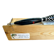 Lade das Bild in den Galerie-Viewer, MUSKITA BAITS & TACKLE. MUSKY PROPELLOR CUSTOM WOOD FISHING LURE. LOON DECOY SIZE. 4