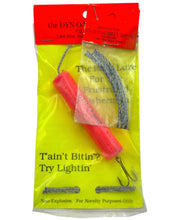 Load image into Gallery viewer, THE DYN-O-MITE LURE CO NON- EXPLOSIVE DYNAMITE Fishing Lure with REPLACEMENT FUSES. Novelty Bait from Lakeview, Iowa, for Birthday or Christmas Gifts!