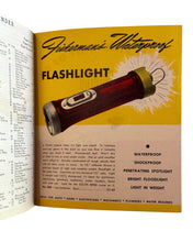 Load image into Gallery viewer, South Bend 1948 Catalog. Old Fishing Lure Information. antique flashlight