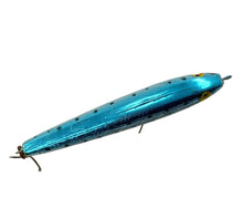 Cargar imagen en el visor de la galería, Rebel Lures JUMPING MINNOW Old Fishing Lure in METALLIC BLUE BACK with SPOTS. Rare Fishing Lure. D