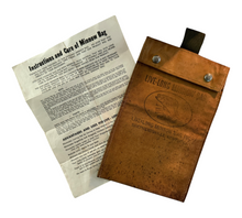 Load image into Gallery viewer, LIVE-LONG MINNOW BAG. CANVAS HIP WADER MINNOW BUCKET.