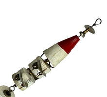 Lade das Bild in den Galerie-Viewer, Old Fishing Lure from Puls and Wencka Bait Co. P & W CYCLONE ANTIQUE WOOD FISHING LURE. striations