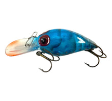 Load image into Gallery viewer, Gary Ray Parker Custom Painted Wiggle Wart Fishing Lure in Phantom Blue Craw Original pics