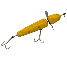 画像をギャラリービューアに読み込む, Pflueger Globe Antique Wood Fishing Lure with Vintage Graphics Canoe Box and Insert. Dorsal